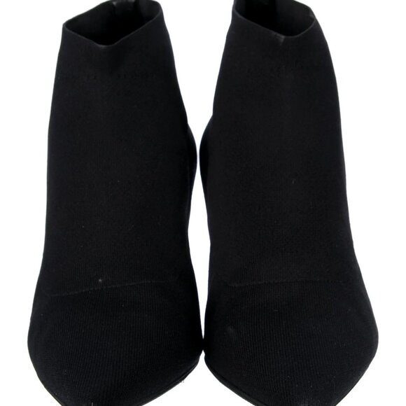 Jimmy Choo - Saber 65 - Black Booties with Marble Heel - Picture 3 of 8